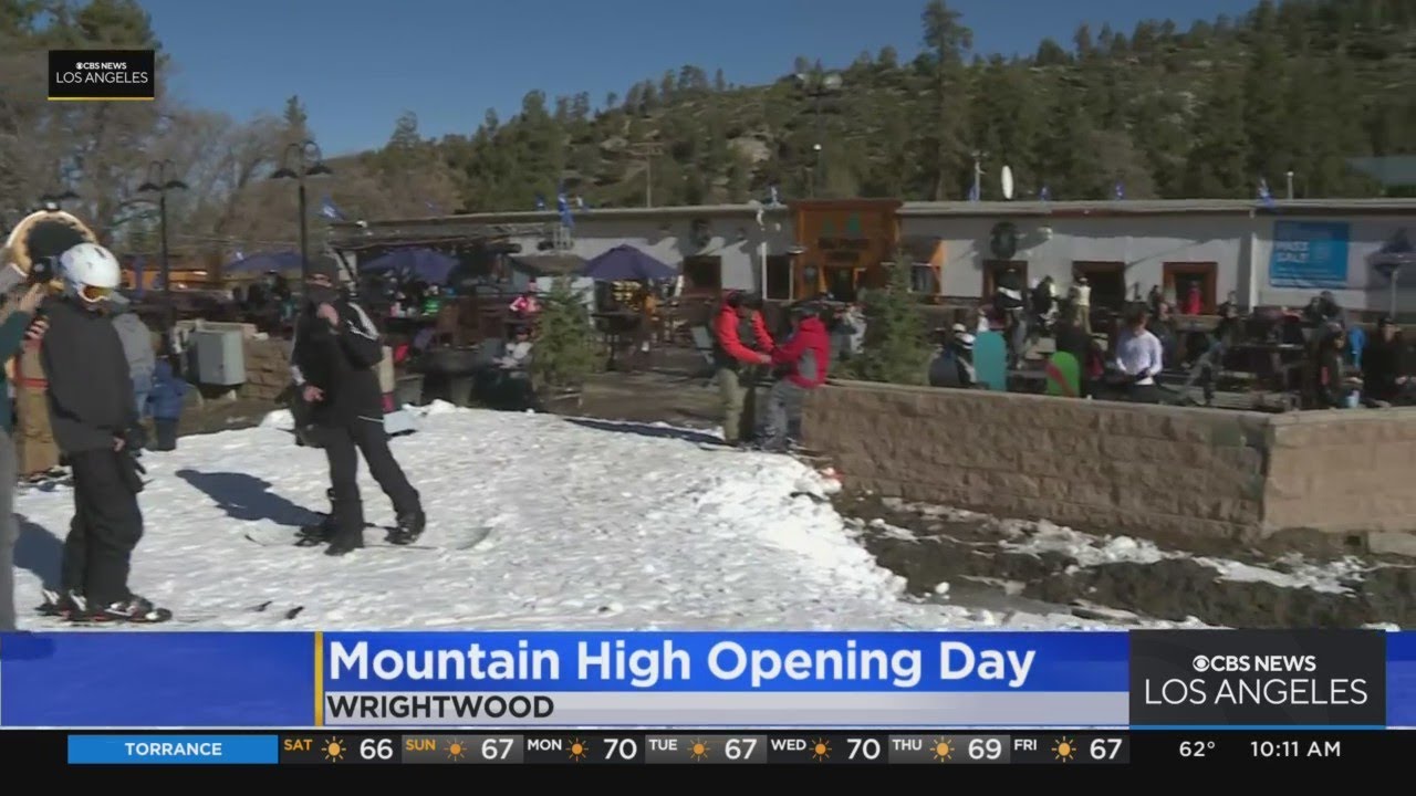 Mountain High Opening Day in Wrightwood