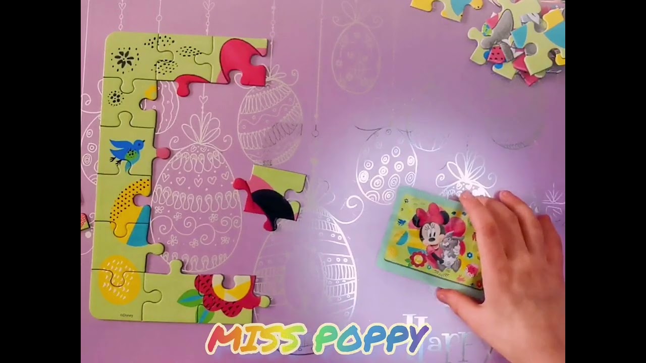 Miss poppy: puzzle Minnie édition spéciale Pâques