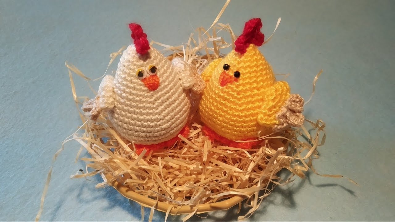 Gallina Uncinetto 🐔 Amigurumi Tutorial 💛 Hen Crochet - Pollito Crochet - Galinha croche