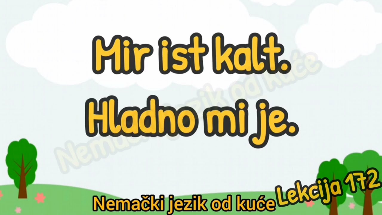 Slusajte sat vremena nemacki jezik ● LEKCIJE OD 170 DO 180