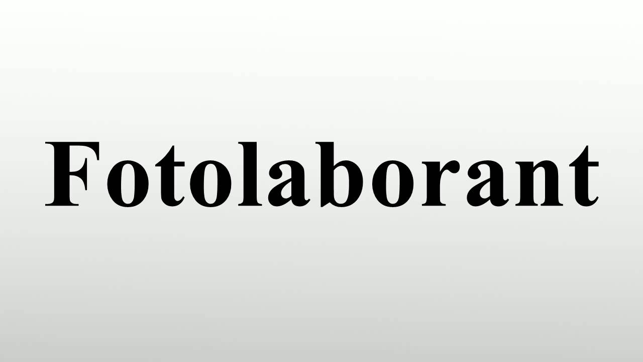 Fotolaborant