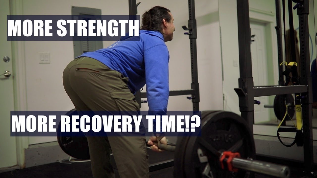 Do You NEED MORE RECOVERY Time When You Get Stronger?