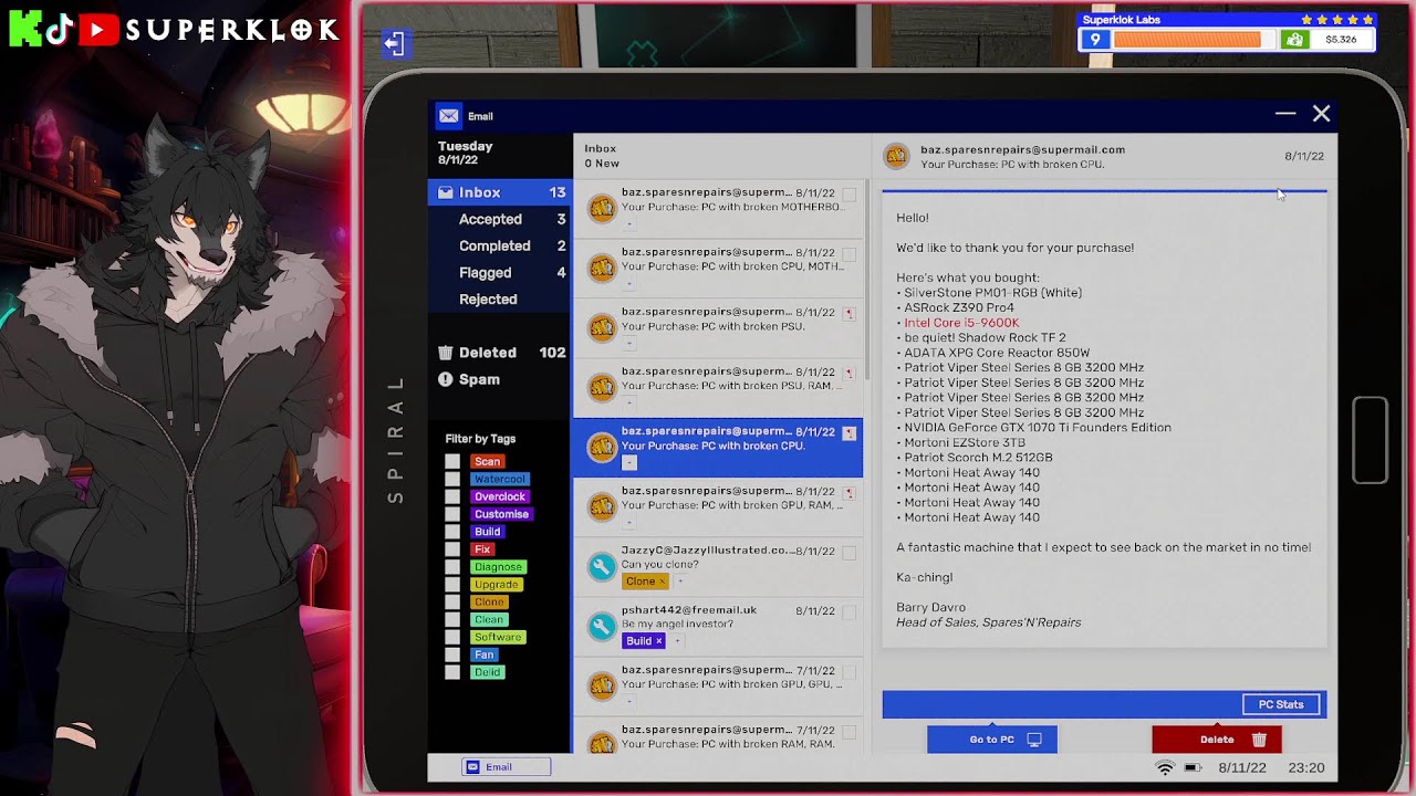 [VTuber] PC Building Simulator 2 - Full Stream January 8th, 2026