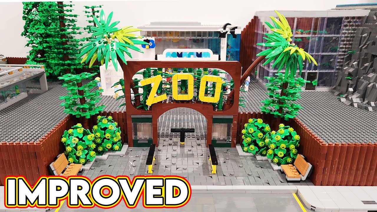 Вход в зоопарк LEGO УЛУЧШЕН!