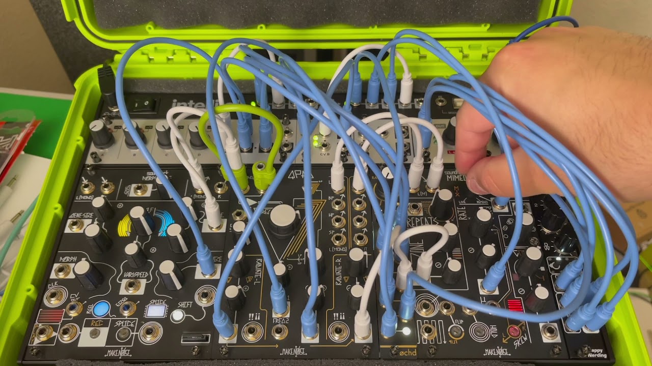 Sample Based Generative Ambient Modular (Morphagene, QPAS, Mimeophone, FX Aid, ochd)