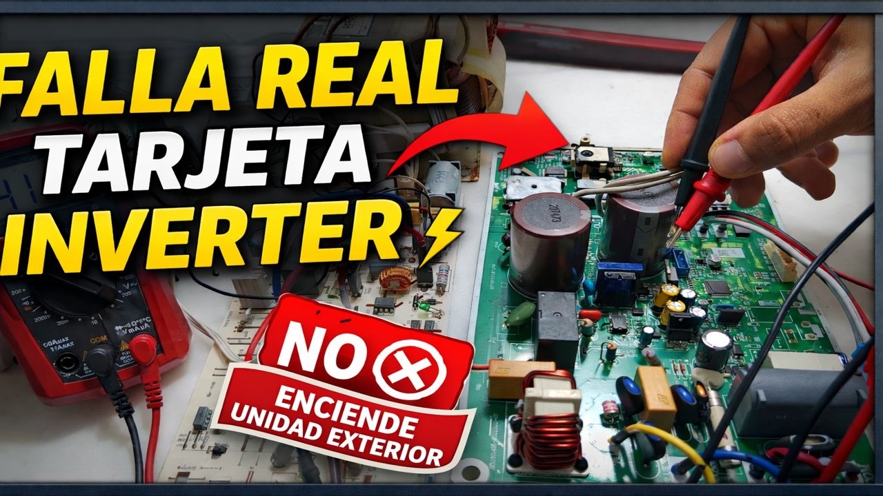 C&oacute;mo solucionar fallas reales en aires inverter con las siguientes mediciones!