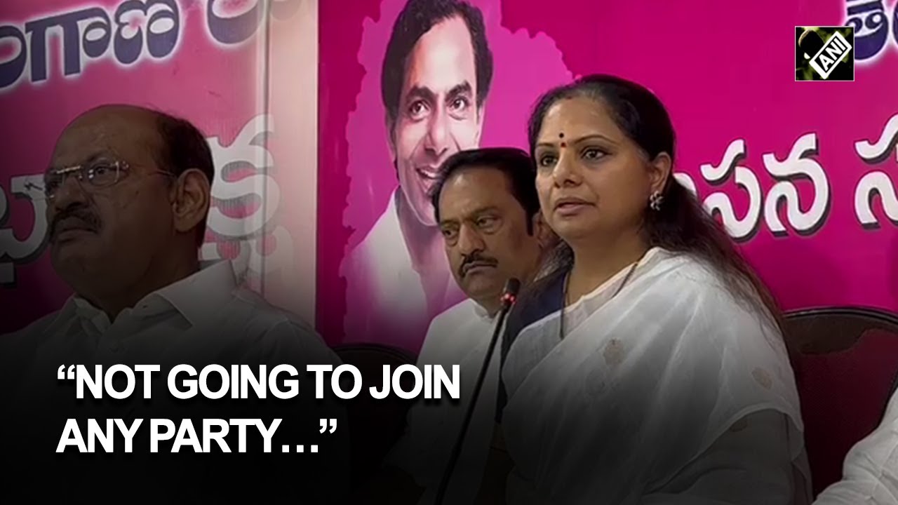 Not going to join any party: TRS MLC K Kavitha responds to Arvind Dharmapuri