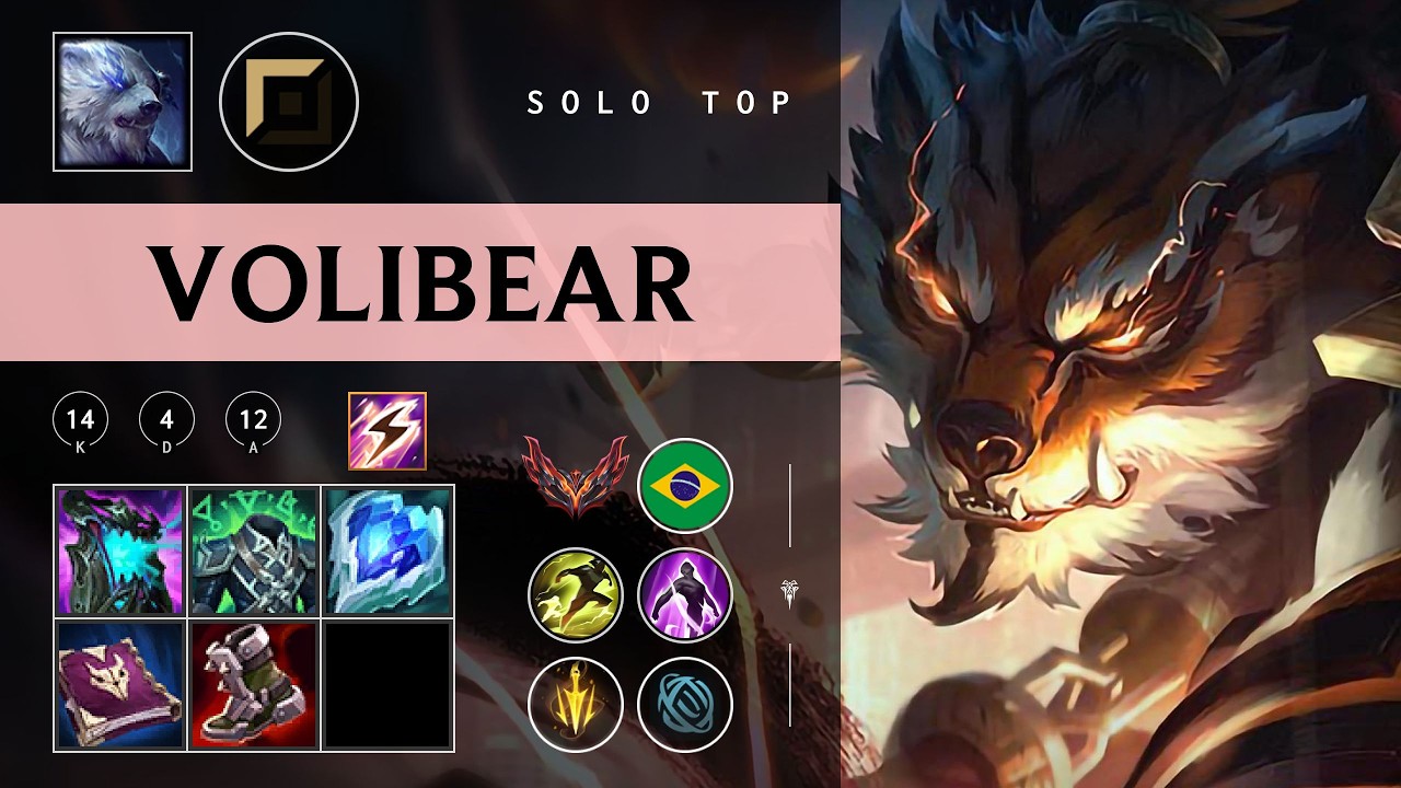 Volibear Top vs Darius - BR Grandmaster Patch 26.03