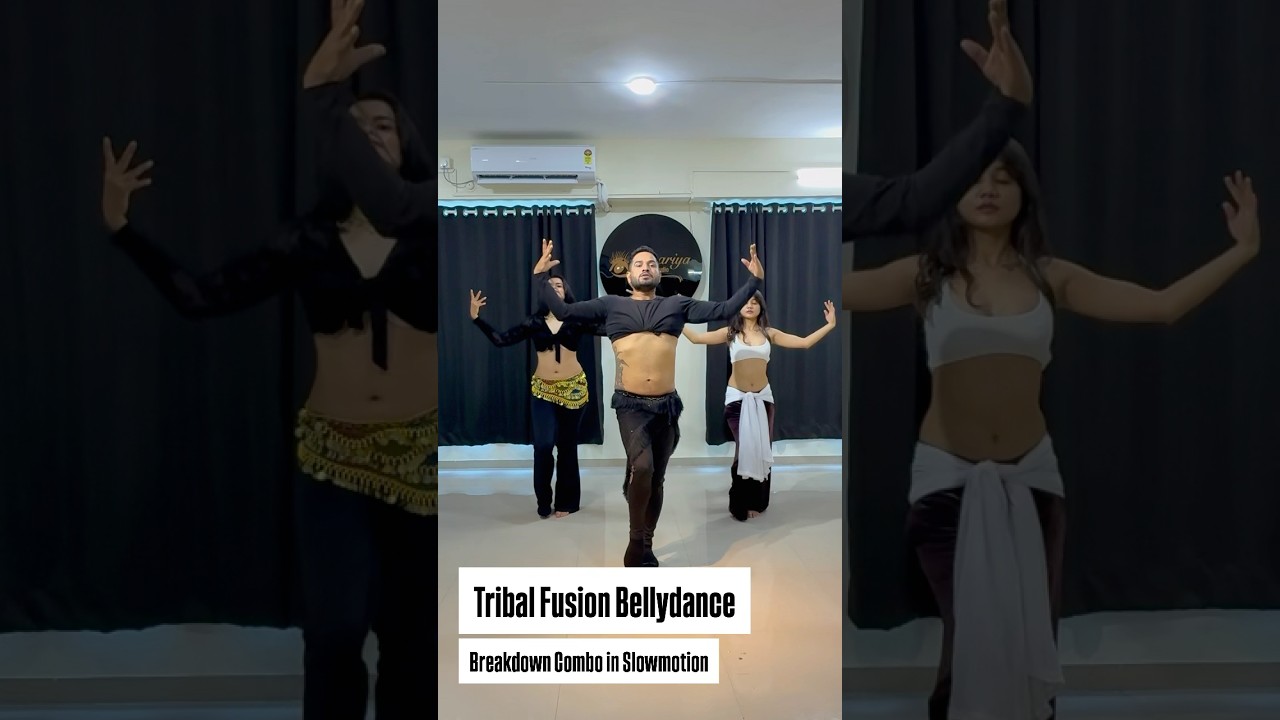 Tribal Fusion Bellydance | Breakdown Combo Tutorial Class by Arun Bhardwaj #tutorial #tribalfusion
