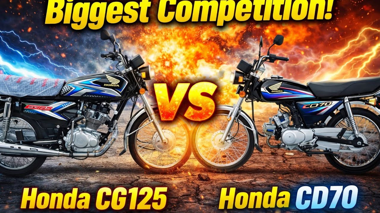 Honda125 vs Honda cd70 biggest competition 