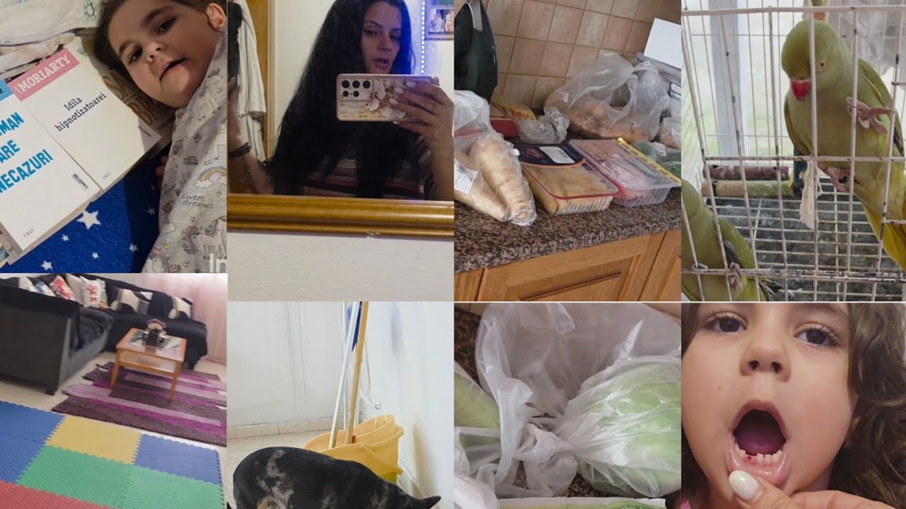 Oliviei ia căzut primul dintișor 😆 Cumpărături alimentare și vă arăt ce am mai făcut eu🛒🍪🩷🍰🥰