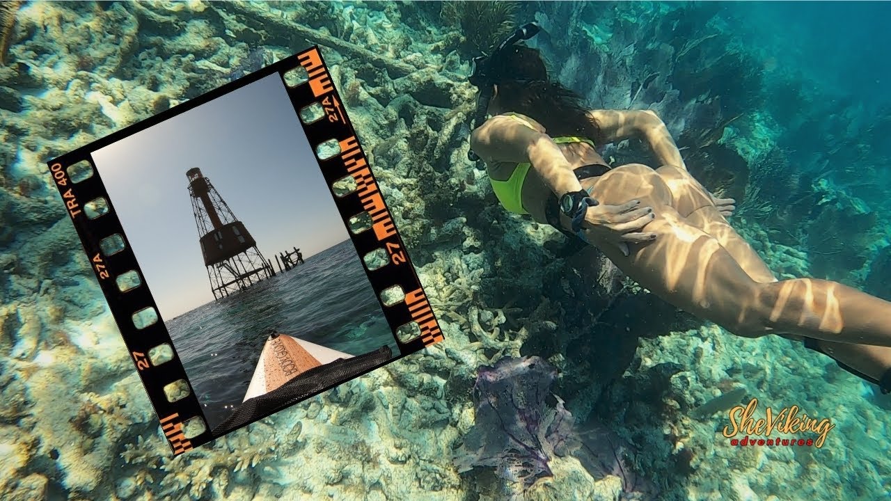 Underwater Swimming in KEY WEST | Exploring the Ocean & Coral Reefs at CARYSFORT REEF LIGHTHOUSE