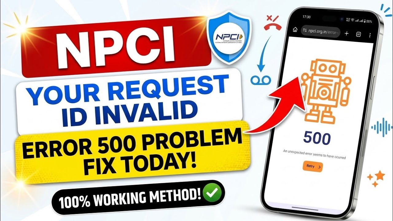 Npci Your Request Id Has Invalid Or Expired Try With Fresh Request. Thanks | Npci Base Not Working