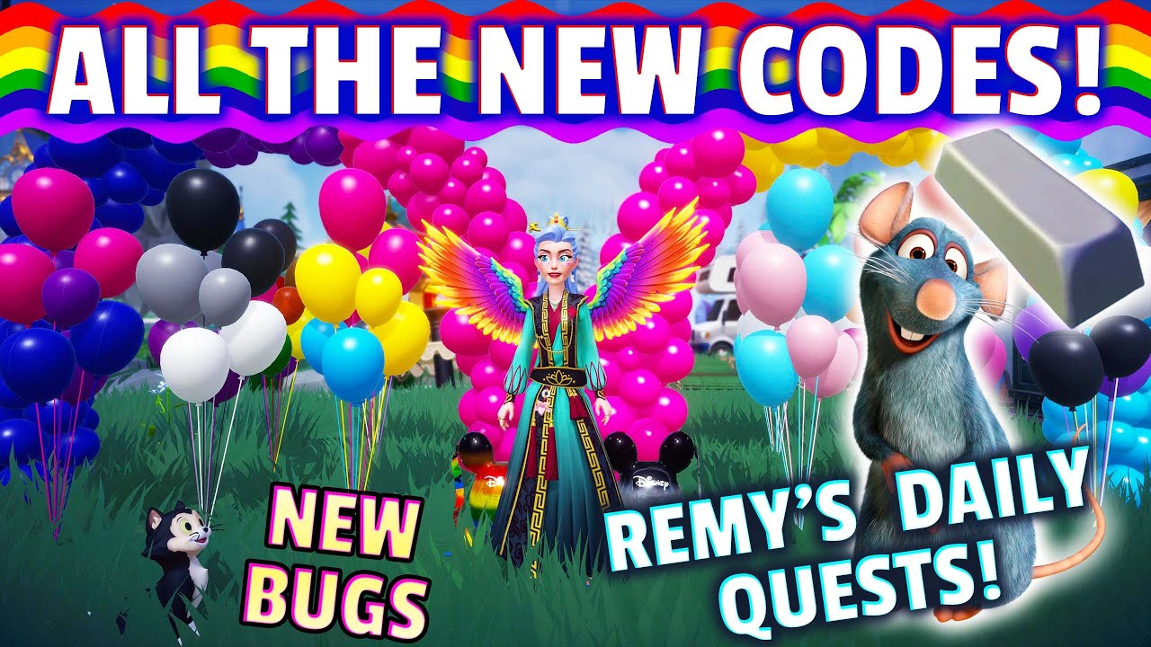 All New Pride Codes for FREE ITEMS in Dreamlight Valley. Remy Daily Quests Guide + Trailer Review.