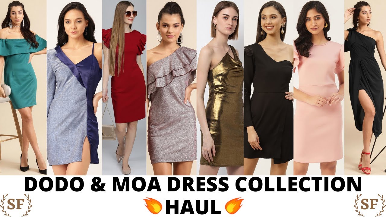DODO & MOA Sheath Dress Collection online shopping india online dress collection western dress haul
