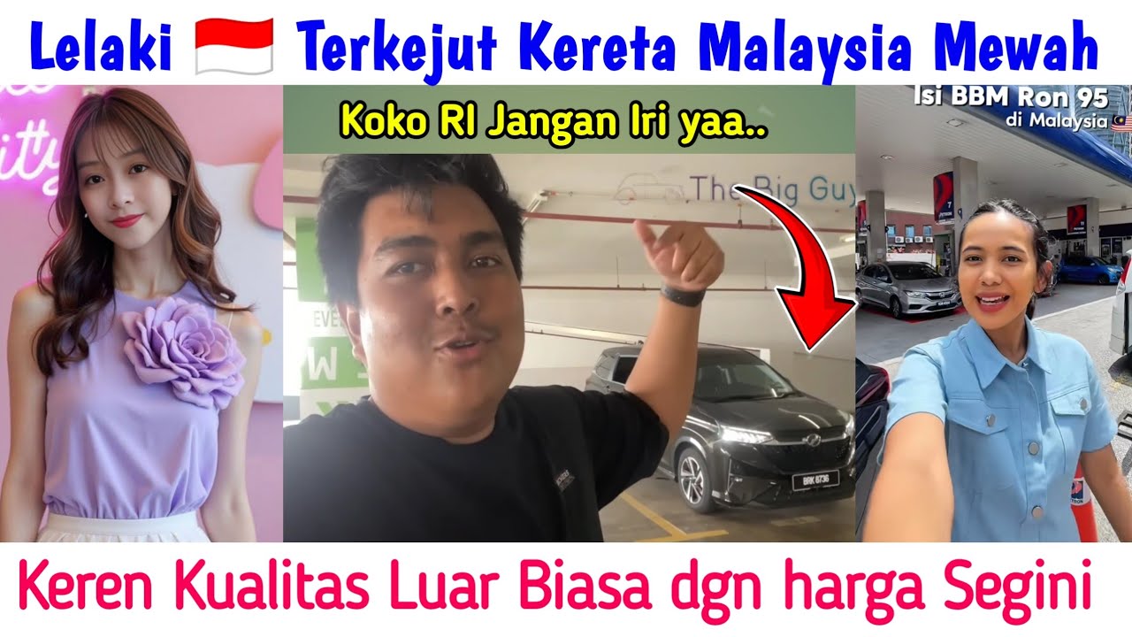 YOUTUBER INDONESIA AWALNYA KATA KERETA MALAYSIA INI MURAHan, BINGGUNG LEBIH BANYAK FITUR NYA