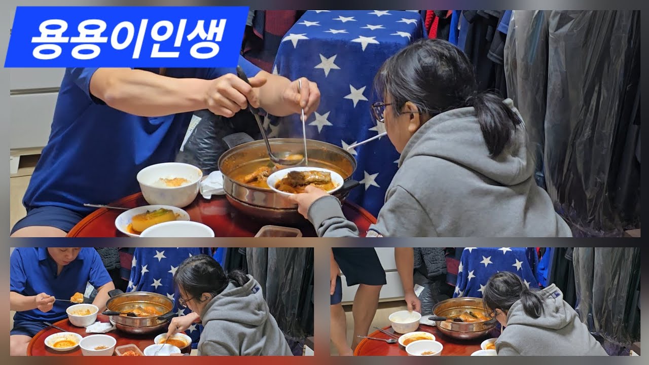 #용용이인생  갈치조림에 참돔을 넣고 무 많이넣고 끓여먹기