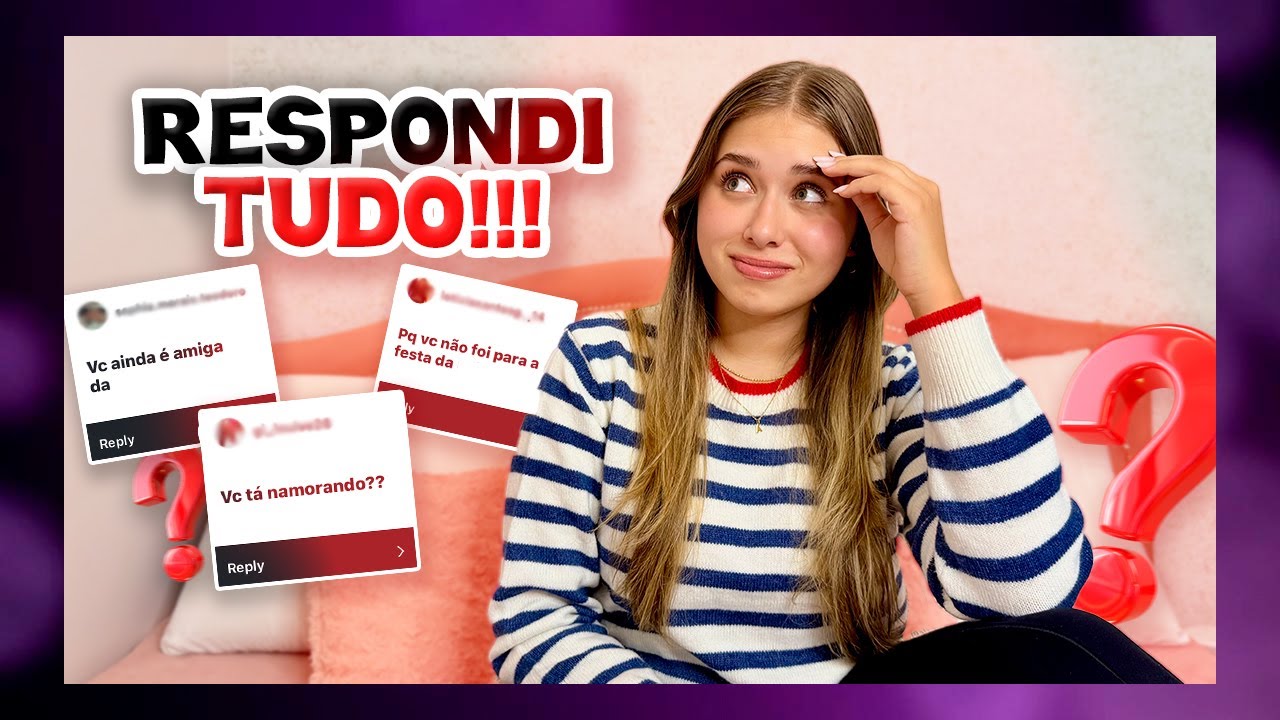 RESPONDENDO AS PERGUNTAS MAIS POLÊMICAS!!! | *LUIZA RESPONDE - Luiza Vinco