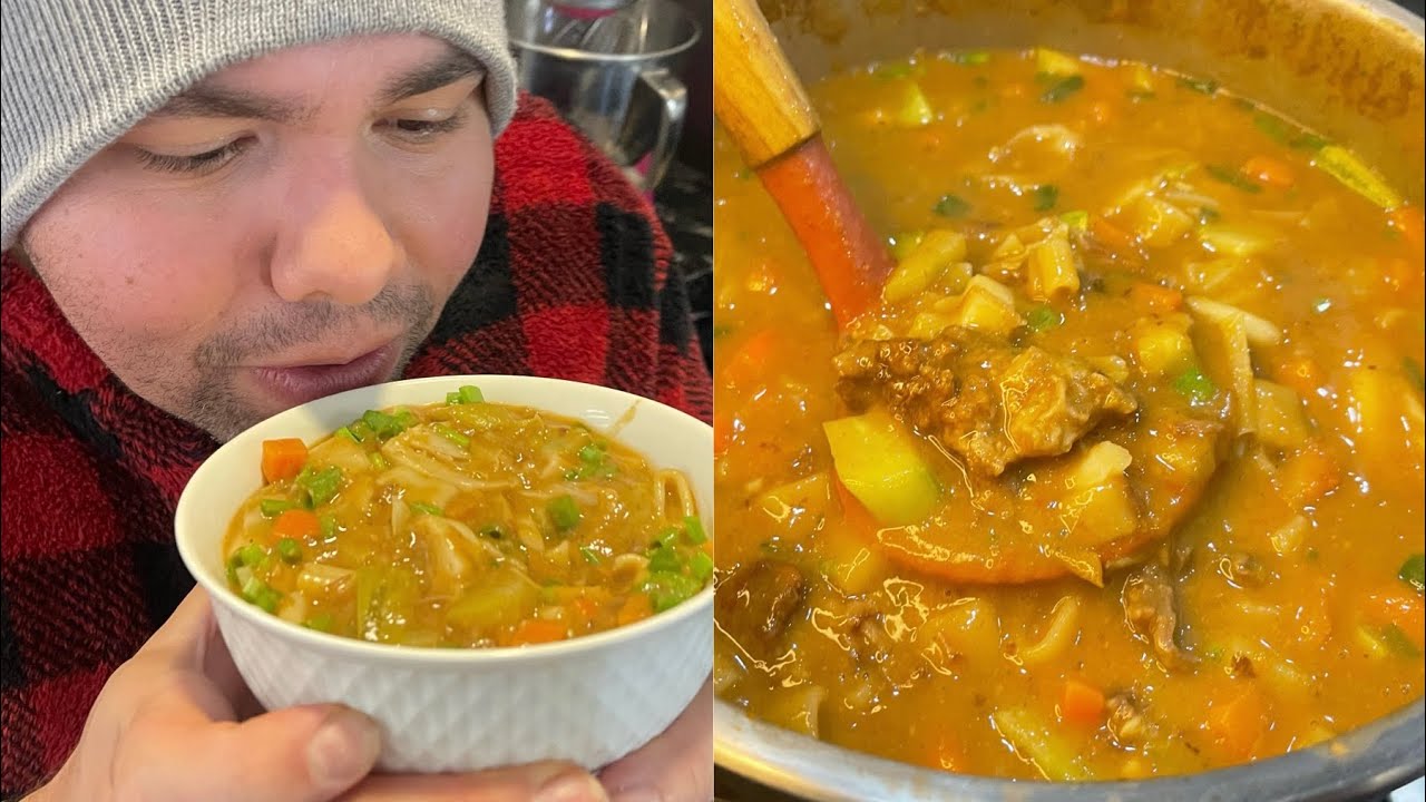 MINHA FAMOSA SOPA DE FEIJÃO COM MACARRÃO | CARNE E LEGUMES | DELICIOSA COM MUITA SUSTÂNCIA !!!!
