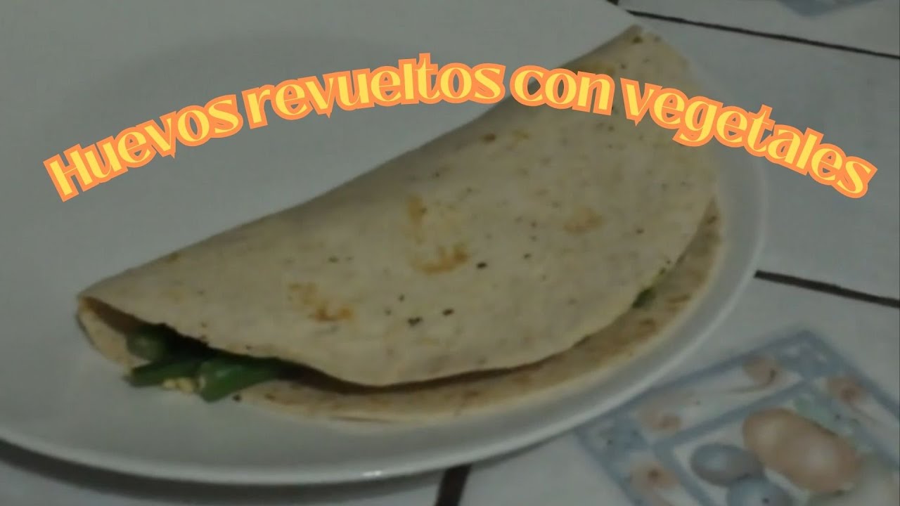 Como Hacer: Huevos revueltos con vegetales