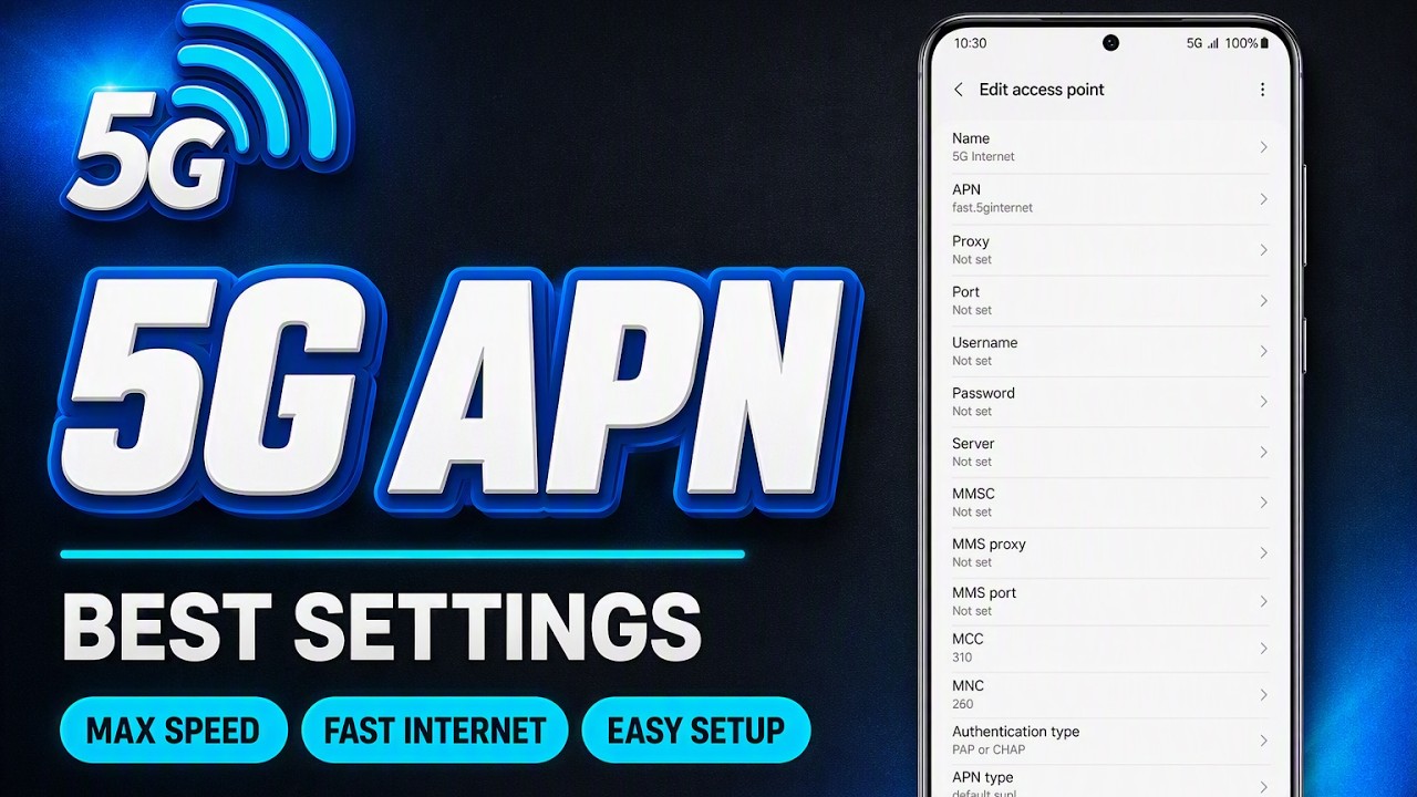 Лучшие настройки APN для разблокировки скорости 5G на Android
