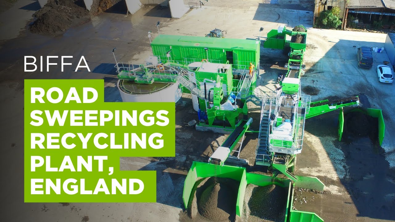 25TPH Road Sweepings Recycling System Successfully Operating at Biffa Waste Services, West Sussex