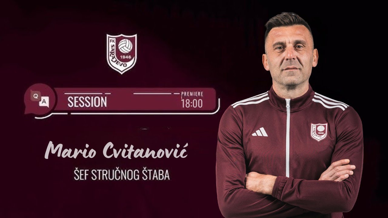 Q&A session l Mario Cvitanović, šef stručnog štaba FK Sarajevo