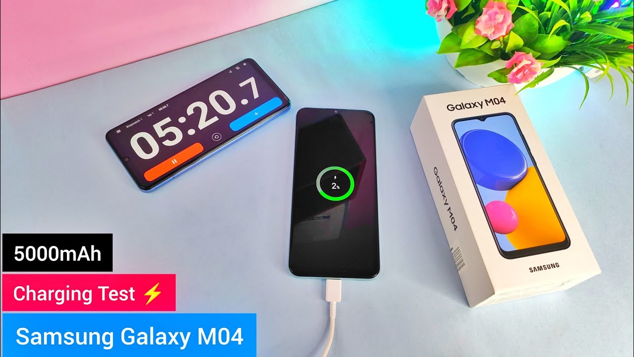 Samsung Galaxy M04 Charging Test ⚡ | Charging Time | 5000mAh | Hindi
