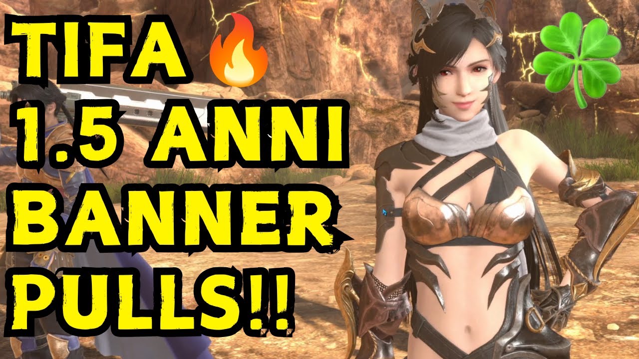 TIFA 1.5 ANNIVERSARY BANNER PULLS!! - FF7 Ever Crisis