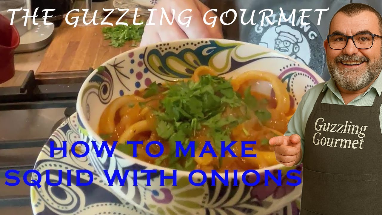 Squid + Onions = Spanish Magic! Cooking Calamari in Onion Sauce