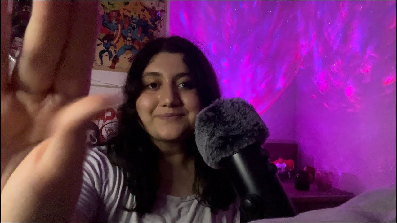 ASMR In Arabic! Speaking Arabic words/Sentences trigger! Hand Movements, Hand Sounds, Mouth Sounds