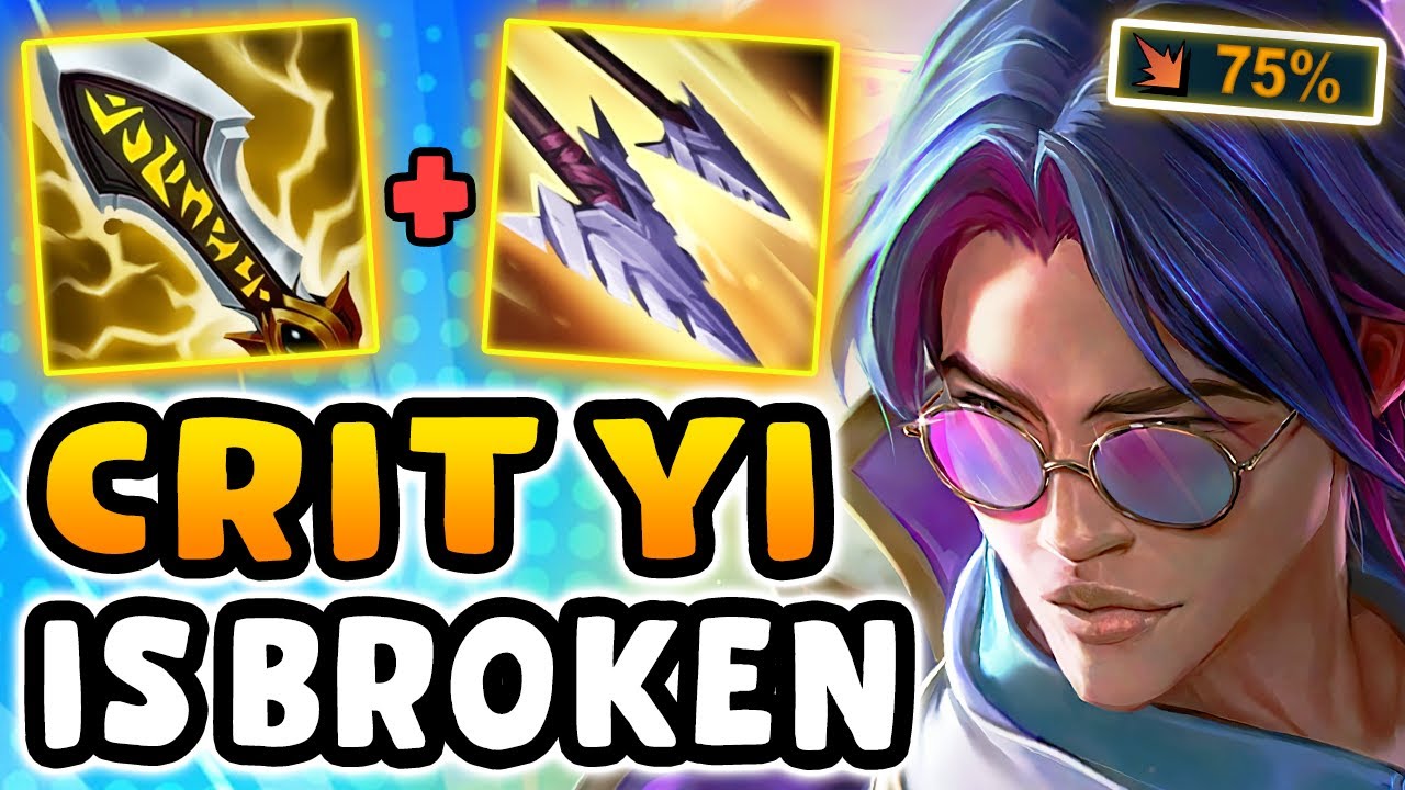 WHEN FULL CRIT MASTER YI COUNTERS THE ENTIRE ENEMY TEAM