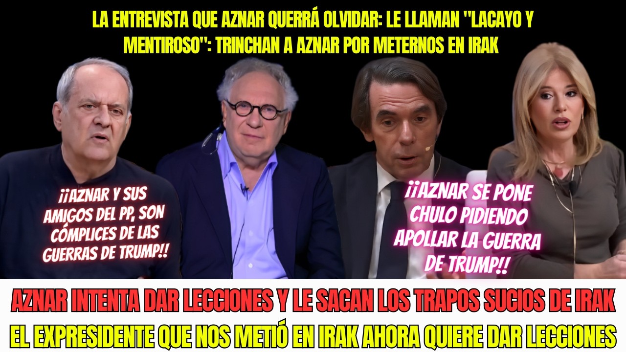 EL MOMENTO MÁS INCÓMODO DE AZNAR EKAIZER, PALOMERA Y AROCA LO DESNUDAN EN DIRECTO