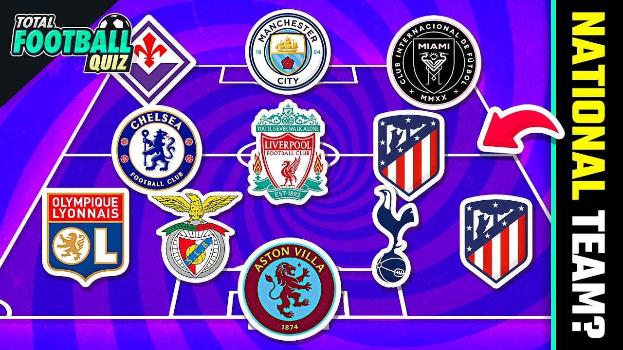GUESS THE NATIONAL TEAM BY PLAYERS' CLUB | TFQ QUIZ FOOTBALL 2024