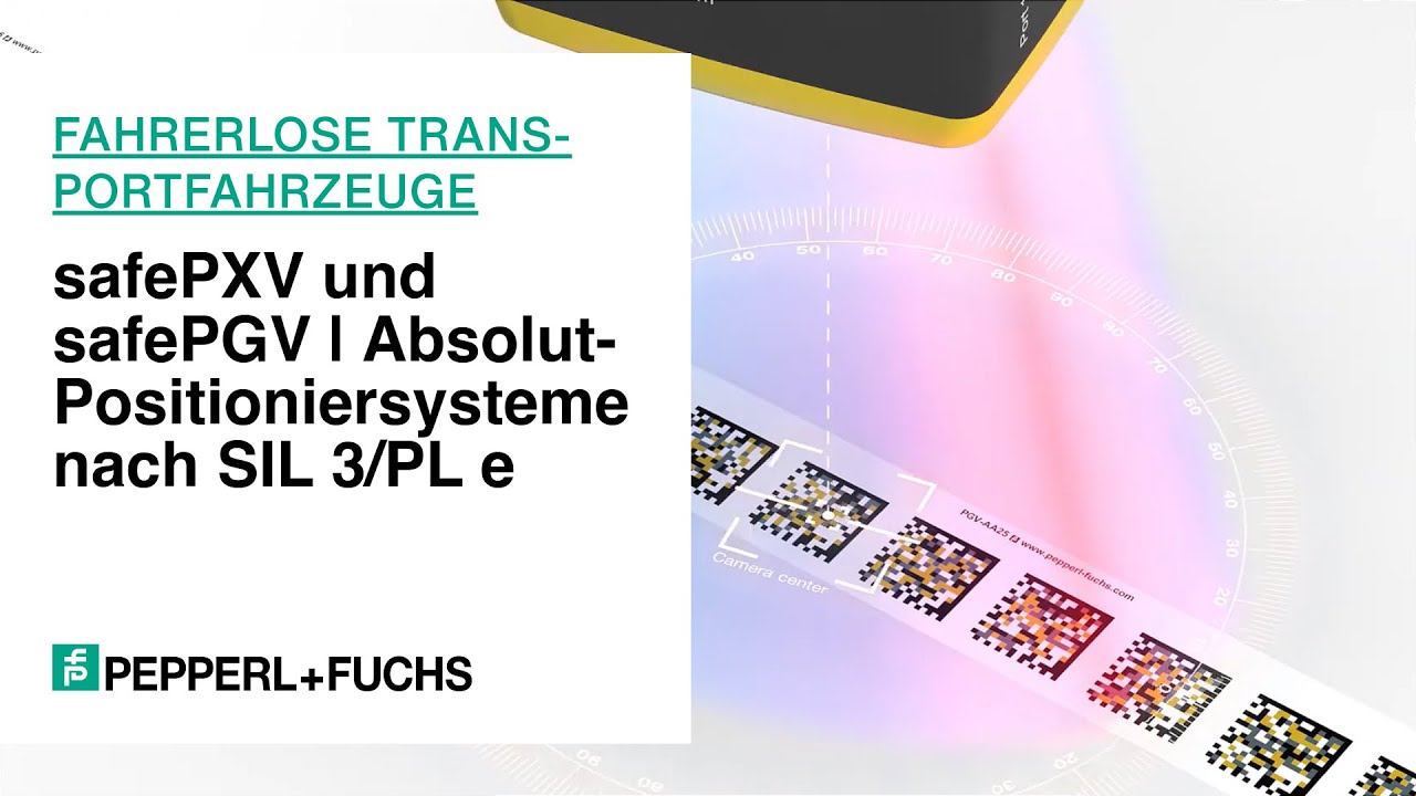 safePXV und safePGV | Absolut-Positioniersysteme nach SIL 3/PL e