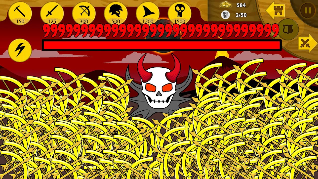 HACK SUMMON 999999 GOLDEN ARCHIDON IMMORTAL | STICK WAR LEGACY