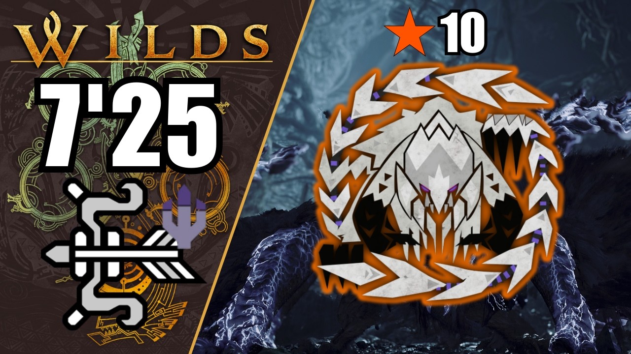 Arch Tempered Arkveld Bow Solo 7'25 / 歴戦王アルシュベルド 弓 [MHWilds]