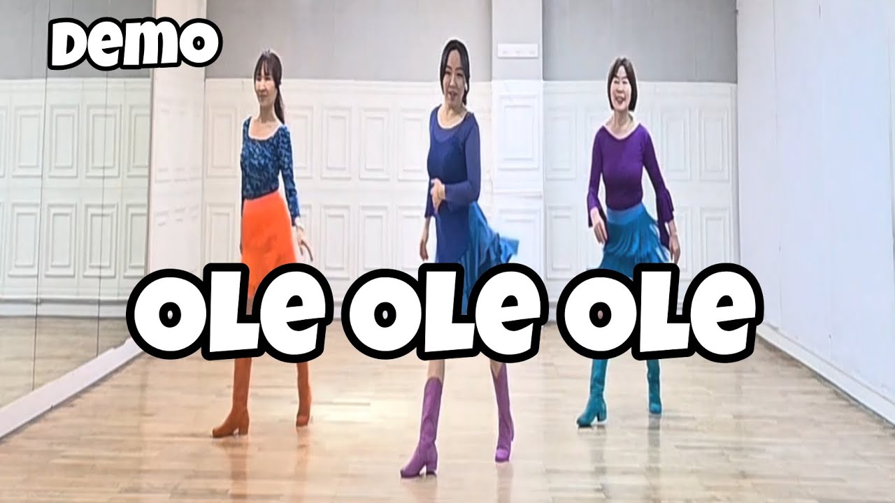 Ole Ole Ole - Line Dance (Demo) | Improver | Om Pardi | Chiwi 