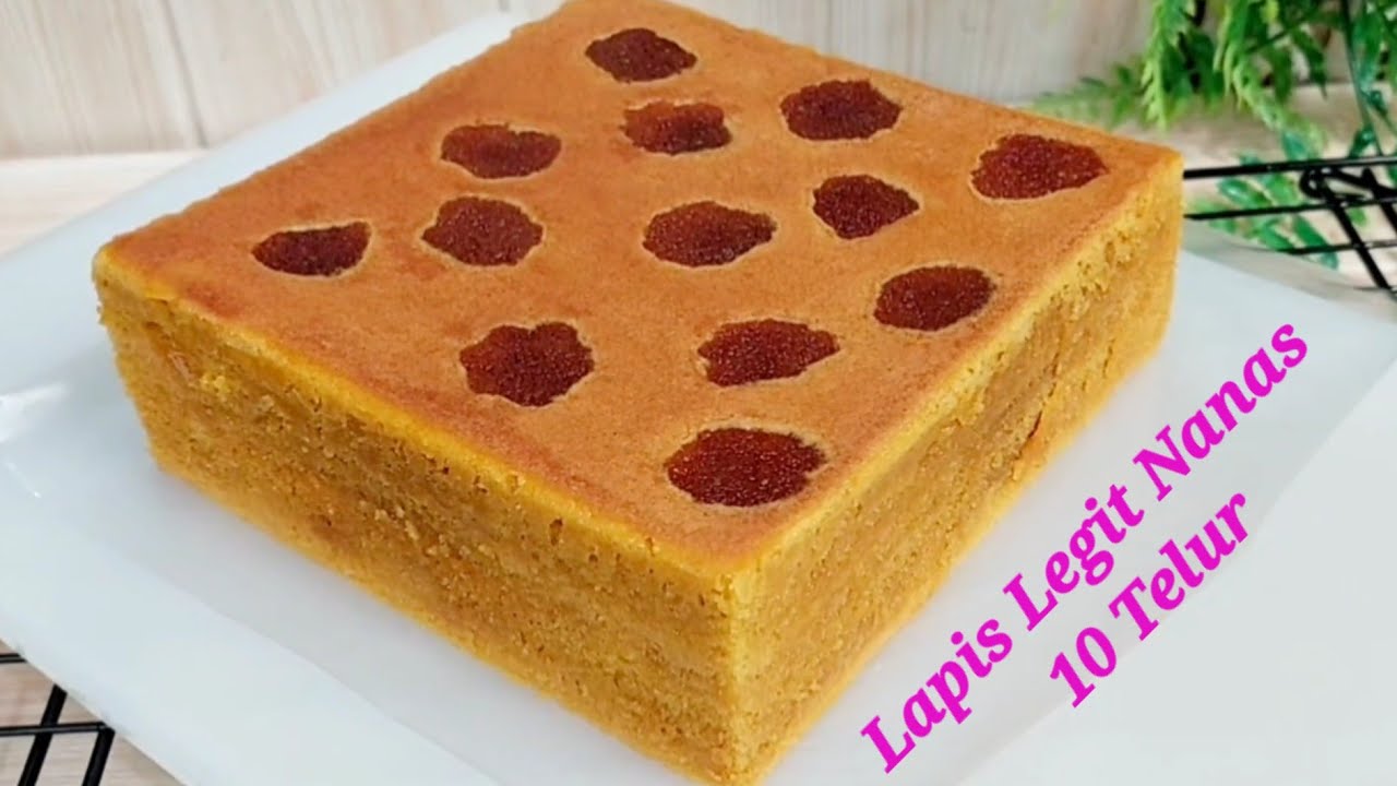 Ekonomis 10 telur, Rasa Juara !!  LAPIS LEGIT NANAS