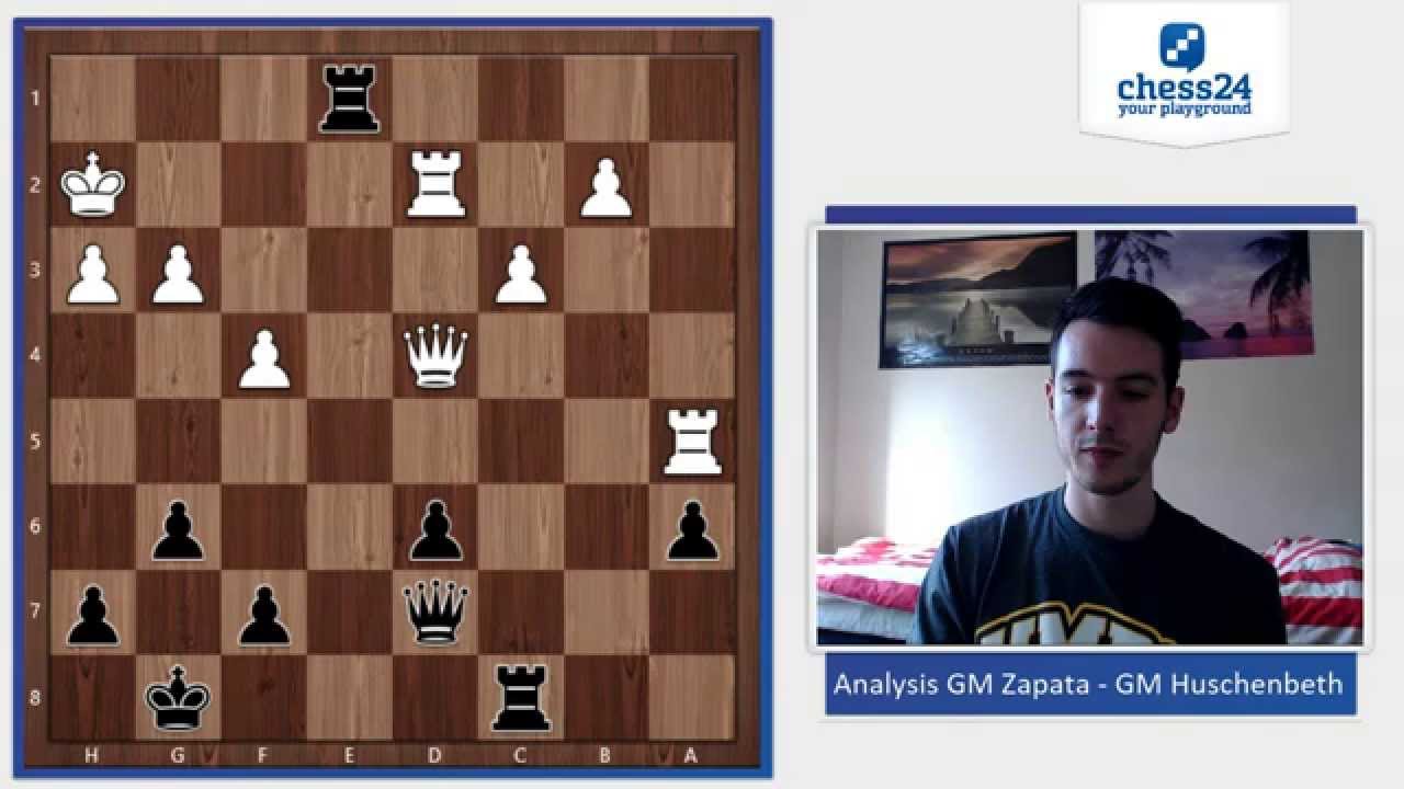 GM Zapata – GM Huschenbeth Millionaire Chess 2015 | Game Analysis