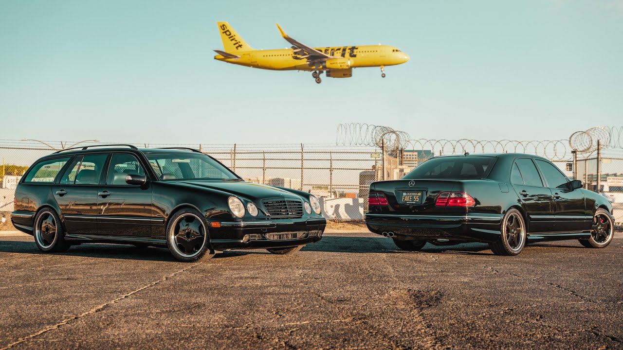 Final Photoshoot With My W210 And S210 For The 2025 Calendar