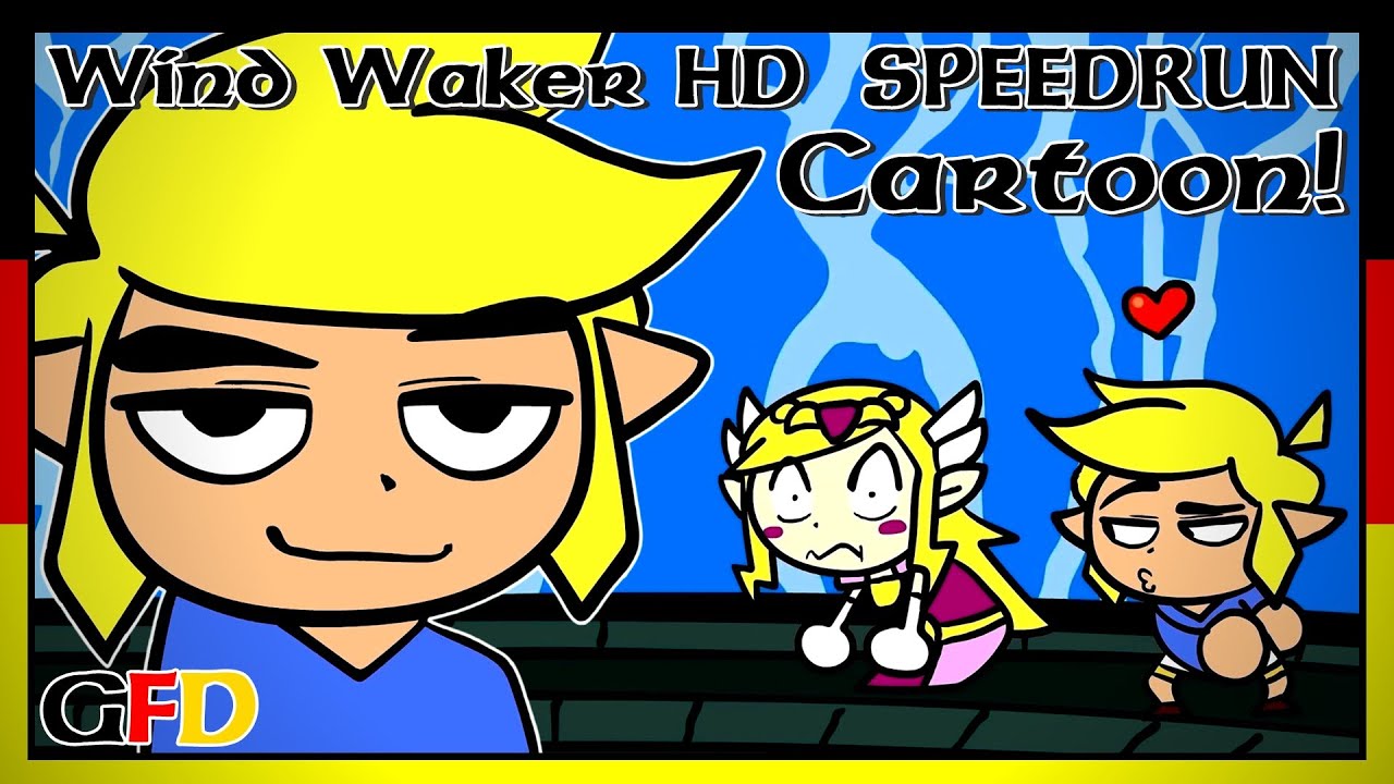Ein Total Legitimer Wind Waker Speedrun Cartoon | Zelda Parodie DUB