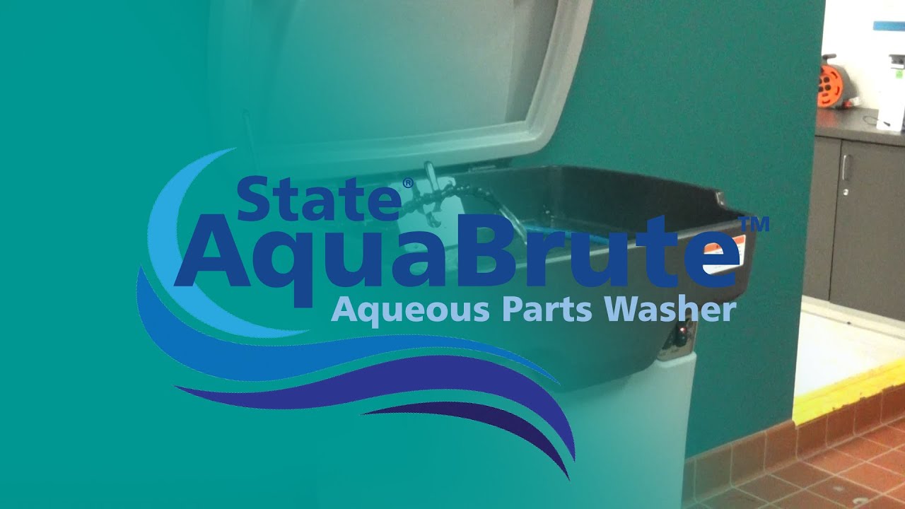 State Aqua Brute Aqueous Parts Washer: Clean Parts Quickly