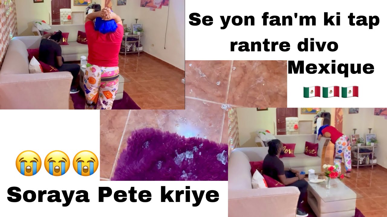 Prank/ Soraya kriye😭😭l&egrave; l te aprann Divo tap rantre San li Mexique🇲🇽pout&egrave;t yon l&ograve;t fanm🤦🏻&zwj;♂️😰