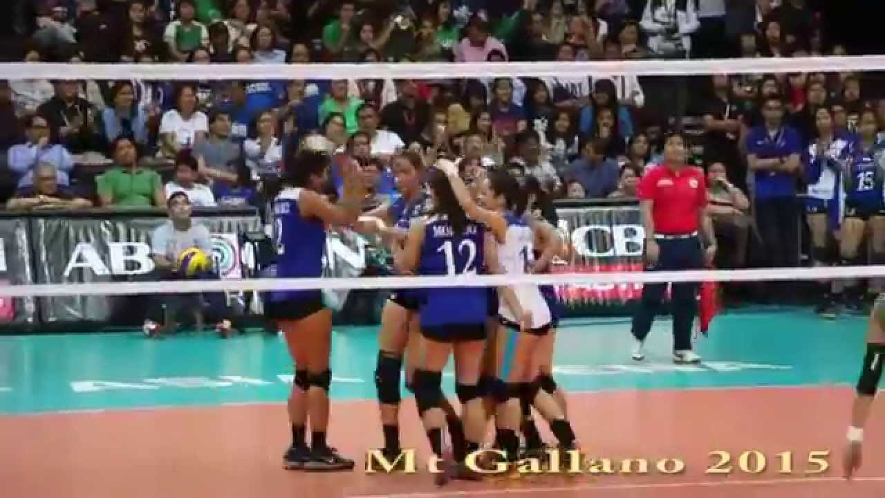 The Ateneo Lady Eagles vs the De La Salle Lady Archers, Feb 18, 2015
