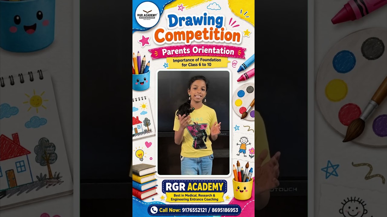 On-the-Spot Drawing Competition Experience | Sisha from DA Girls School | RGR Academy