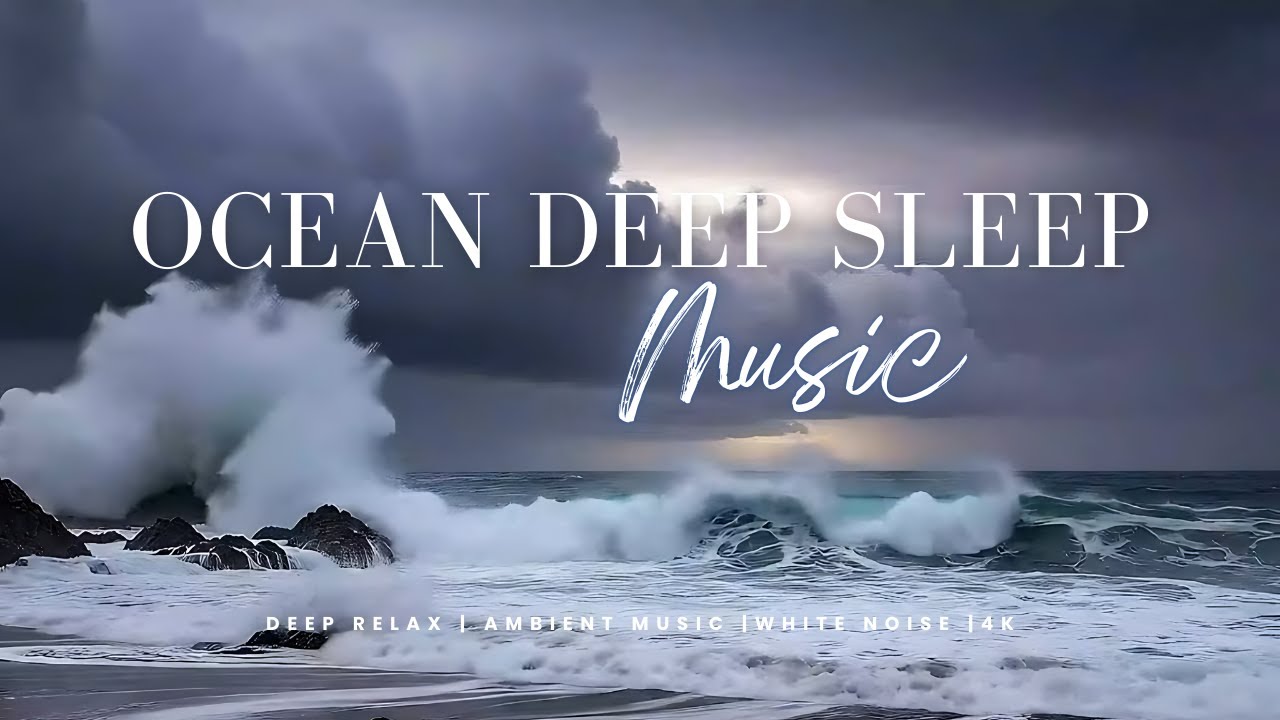Beaches of Calm and Relaxation | 3 Hours Ocean Waves Ambience for Sleep 4K