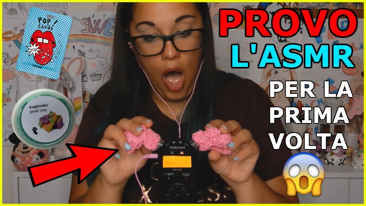 PROVO L'ASMR PER LA PRIMA VOLTA! (CARAMELLE POP CANDY,TAPPING,SLIME E ALTRO) Iolanda Sweets