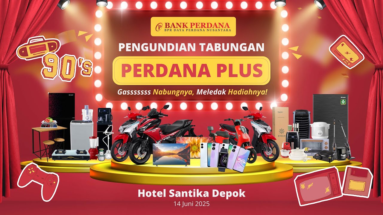 Pengundian Tabungan Perdana Plus 2025 & Launching Logo Baru BPR Perdana