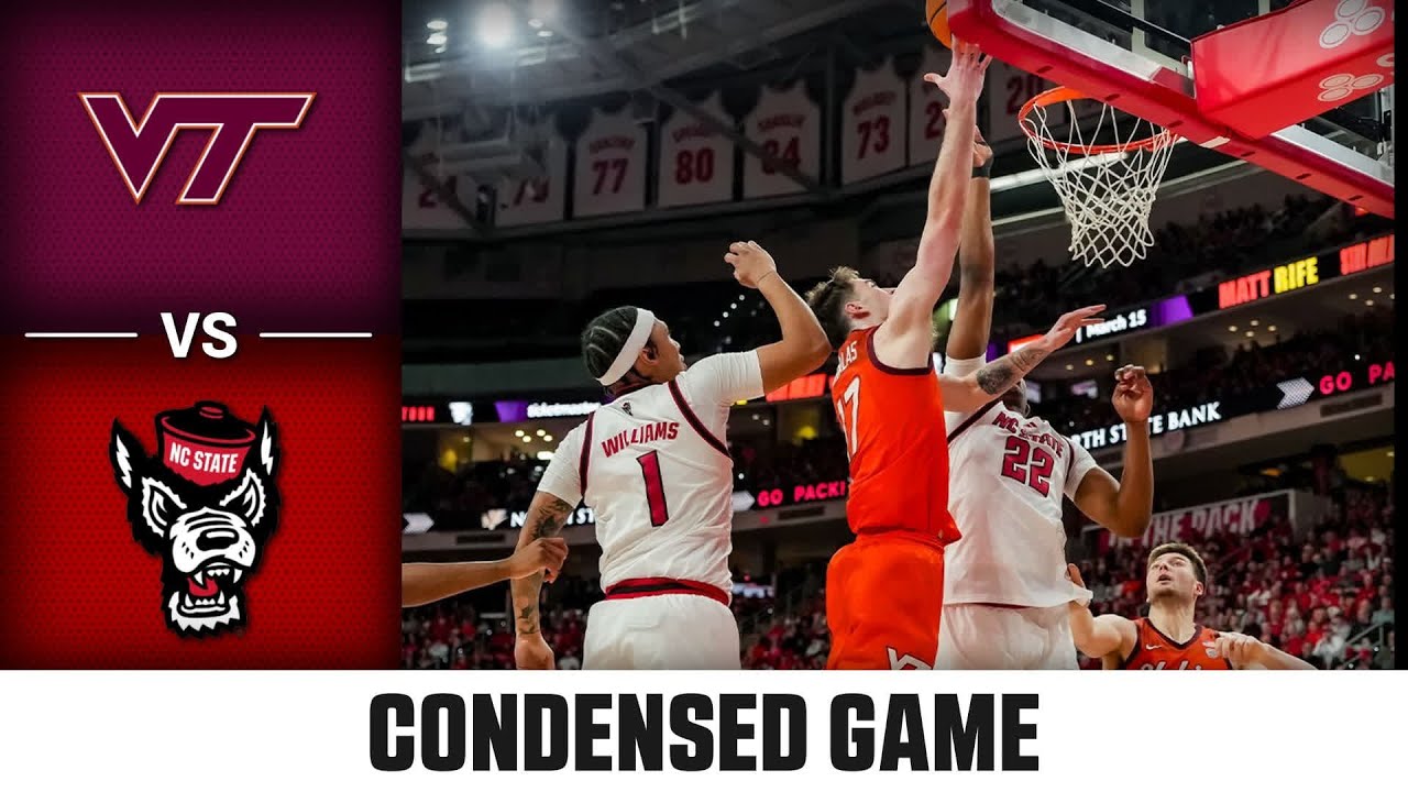 Virginia Tech vs. NC State Condensed Game | 2025-26 ACC Men's Basketball